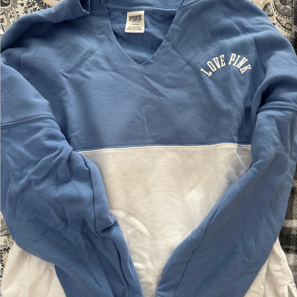 PINK Victoria's Secret Blue Sweatshirt